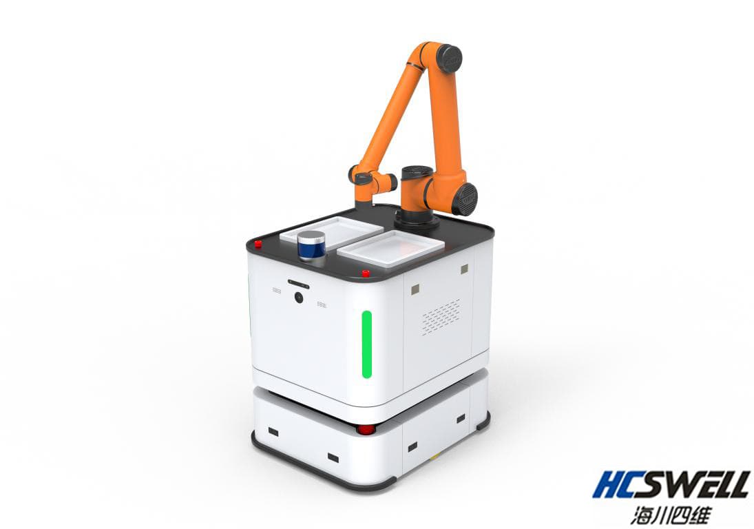 沙龙体育AGV复合机器人实现安全高效的生产工作（AGV复合机器人工业中的移动力量）